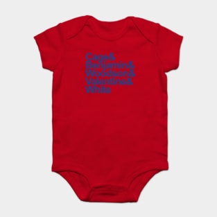 1986-87 Los Angeles Clippers List, Blue Baby Bodysuit